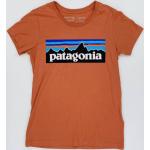 Orange Patagonia Logo Bio Nachhaltige Kinder T-Shirts für Mädchen 