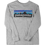 Patagonia Graphic Organic Long Sleeve T-Shirt grau Jungen