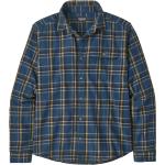Marineblaue Streetwear Patagonia Fjord Flannel Bio Nachhaltige Flanellhemden aus Flanell für Herren Größe S für den für den Herbst 