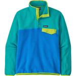 Blaue Vintage Patagonia Nachhaltige Stehkragen Herrenfleecepullover & Herrenfleeceshirts aus Fleece Größe M 