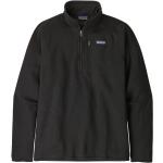 Schwarze Elegante Patagonia Better Sweater Stehkragen Herrensweatshirts mit Reißverschluss aus Fleece Größe L 