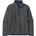 Marineblaue Patagonia Better Sweater Nachhaltige Stehkragen Strickpullover mit Reißverschluss aus Fleece für Herren Größe XXL 