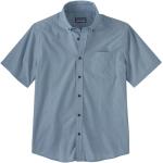 Blaue Patagonia Nachhaltige Shirts mit Tasche für Herren Größe S 