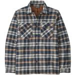 Patagonia Mens Insul. Org. Cotton MW Fjord Flannel Shirt Fields: New Navy (Ausla (L)