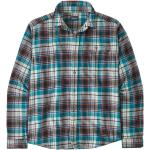 Patagonia Mens L/S Cotton in Conv. LW Fjord Flannel Shirt Lavas: Belay Blue (Aus (XXL)