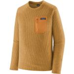 Goldene Patagonia R1 Nachhaltige Herrenfleecepullover & Herrenfleeceshirts aus Fleece Größe S 
