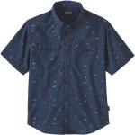Blaue Patagonia Nachhaltige Shirts mit Tasche mit Knopf für Herren Größe L für den für den Frühling 