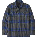 Reduzierte Schwarze Streetwear Patagonia Bio Nachhaltige Flanellhemden aus Flanell für Herren Größe L für den für den Herbst 