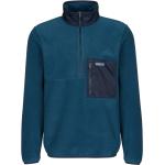 Reduzierte Blaue Patagonia Stehkragen Herrenfleecepullover & Herrenfleeceshirts mit Reißverschluss aus Fleece Größe XL 