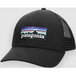 Schwarze Patagonia Logo Bio Nachhaltige Herrenschirmmützen 