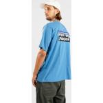 Reduzierte Blaue Streetwear Patagonia Logo Nachhaltige T-Shirts für Herren Größe S 