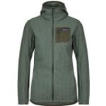 Grüne Patagonia R1 Nachhaltige Zip Hoodies & Sweatjacken mit Kapuze für Damen Größe L für den für den Herbst 