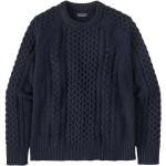 Marineblaue Patagonia Nachhaltige Herrensweatshirts aus Wolle Größe M 