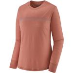 Pinke Patagonia Merino Nachhaltige T-Shirts für Damen Größe S 