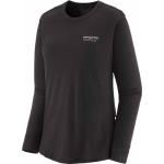 Schwarze Patagonia Merino Nachhaltige T-Shirts für Damen Größe XS 