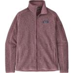 Mauvefarbene Patagonia Better Sweater Nachhaltige Fleecejacken aus Fleece für Damen Größe M 