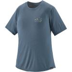 Patagonia - Women's Cap Cool Trail Graphic Shirt - Funktionsshirt Gr S blau