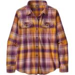 Rote Patagonia Fjord Flannel Bio Nachhaltige Shirts mit Tasche aus Flanell für Herren Größe XL 