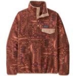 Braune Patagonia Lightweight Nachhaltige Stehkragen Damenfleecepullover & Damenfleeceshirts aus Fleece Größe L für den für den Herbst 