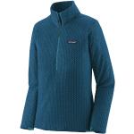 Blaue Patagonia R1 Nachhaltige Damenhoodies & Damenkapuzenpullover aus Fleece Größe M für den für den Winter 
