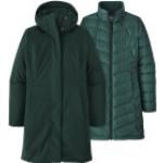 Grüne Patagonia Tres Nachhaltige Winterjacken für Damen Größe S für den für den Winter 
