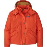 Reduzierte Orange Streetwear Patagonia Nachhaltige Daunenjacken mit Kapuze mit Kapuze für Damen Größe S 