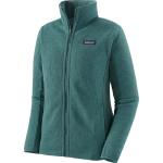 Grüne Wasserdichte Patagonia Better Sweater Nachhaltige Regenjacken mit Reißverschluss aus Polyester für Damen Größe XS für den für den Herbst 