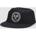 Reduzierte Schwarze Bestickte Paterson League Snapback-Caps aus Baumwolle für Herren 