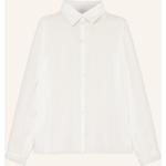 Weiße Patrizia Pepe Transparente Blusen & durchsichtige Blusen durchsichtig aus Seide für Damen Größe M für den für den Sommer 