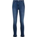 Reduzierte Blaue Patrizia Pepe Skinny Jeans mit Reißverschluss für Damen Größe XXL Weite 26 