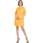 Reduzierte Orange Patrizia Pepe Mini Minikleider & kurze Kleider mit Rüschen für Damen Größe S 