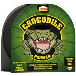 Pattex Crocodile Power Tape Gewebeklebeband, schwarz