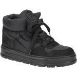 Schwarze Paul Green High Top Sneaker & Sneaker Boots mit Schnürsenkel in Normalweite aus Leder mit herausnehmbarem Fußbett für Damen Größe 41,5 für den für den Winter 