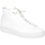 Weiße Paul Green High Top Sneaker & Sneaker Boots mit Reißverschluss in Normalweite aus Glattleder mit herausnehmbarem Fußbett für Damen Größe 41,5 