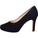 Schwarze Elegante Paul Green High Heels & Stiletto-Pumps ohne Verschluss aus Leder für Damen 