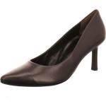 Schwarze Paul Green Pfennigabsatz High Heels & Stiletto-Pumps in Normalweite aus Glattleder für Damen Größe 37,5 mit Absatzhöhe 5cm bis 7cm 