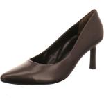 Schwarze Paul Green Pfennigabsatz High Heels & Stiletto-Pumps in Normalweite aus Glattleder für Damen Größe 41 mit Absatzhöhe 5cm bis 7cm 