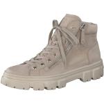 Beige Paul Green High Top Sneaker & Sneaker Boots mit Schnürsenkel in Normalweite aus Frottee für Damen Größe 40 