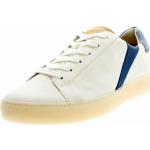 Weiße Elegante Paul Green Runde Low Sneaker mit Schnürsenkel in Breitweite aus Leder leicht für Damen Größe 37,5 