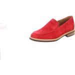 Rote Paul Green Slipper aus Leder für Damen Größe 37,5 