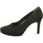 Schwarze Paul Green High Heels & Stiletto-Pumps aus Veloursleder rutschfest für Damen mit Absatzhöhe bis 3cm 