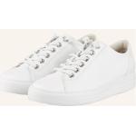 Weiße Paul Green Low Sneaker aus Glattleder leicht für Damen Größe 38 