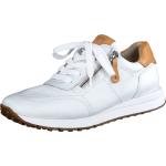 Reduzierte Hellbraune Paul Green High Top Sneaker & Sneaker Boots mit Reißverschluss aus Leder orthopädisch für Damen 