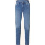 Hellblaue Paul Slim Fit Jeans aus Baumwolle für Herren Größe XXL 
