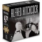 Paul Lamond Games 7215 Classic Mystery Jigsaw Puzzle-Alfred Hitchcock, Black, 10