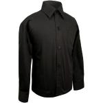 Paul Malone Langarmhemd »Festliches Kinderhemd Jungenhemd uni - Jungen Hemd« schwarz KH2 - 104 (4 Jahre), schwarz, schwarz