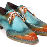 Braune Business Derby Schuhe aus Leder leicht für Herren 