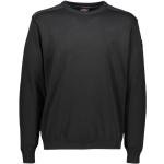 Schwarze PAUL & SHARK Rundhals-Ausschnitt Herrensweatshirts aus Wolle Größe M 