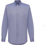 Reduzierte Blaue Casual Langärmelige PAUL & SHARK Button Down Kragen Herrenlangarmhemden aus Baumwolle Größe M 