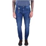 Reduzierte Blaue PAUL & SHARK Slim Fit Jeans mit Reißverschluss aus Baumwolle für Herren Größe 6 XL 